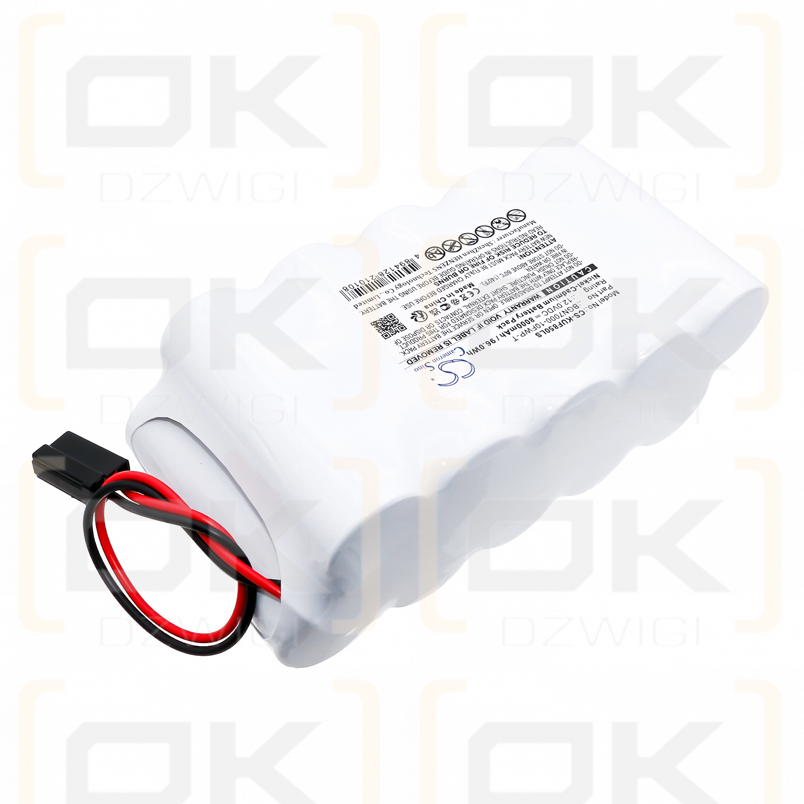 Kaufel 850-0011 / BGN7000-10FWP-T 8000mAh Ni-CD 12.0V (Cameron Sino)