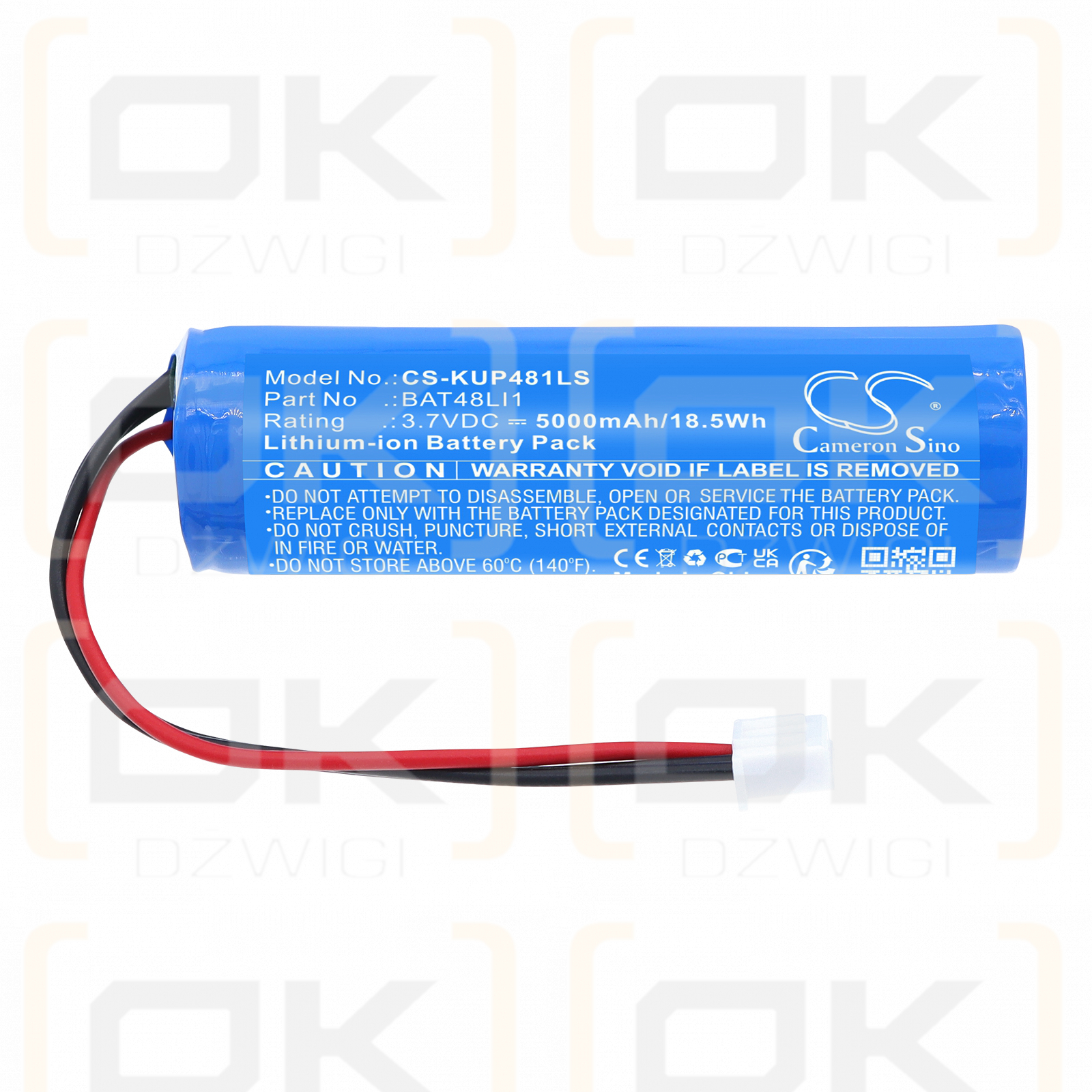 Универсальный аварийный модуль Kosnic UEM Pro / BAT48LI1 5000 мАч, литий-ионный, 3,7 В (Cameron Sino)