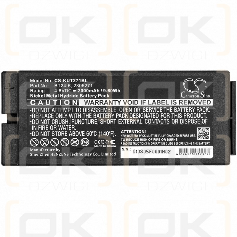 IKUSI TM70 / BT24IK 2000 mAh Ni-MH 4,8 V (Cameron Sino)