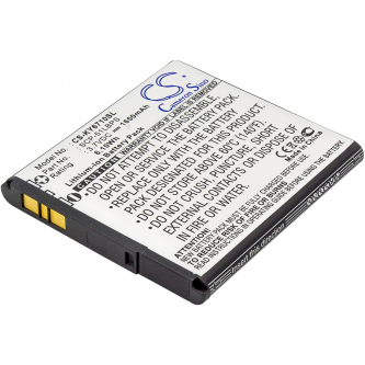 Kyocera Torque XT / SCP-51LBPS 1650 mAh Li-Ion 3,7 V (Cameron Sino)