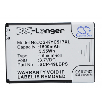 KYOCERA C5171 / SCP-49LBPS 1500 mAh Li-Ion 3,7 V (Cameron Sino)