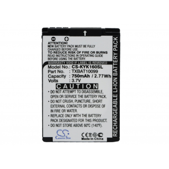 Kyocera Xcursion KX160 / TXBAT10099 750 mAh Li-Ion 3,7 V (Cameron Sino)