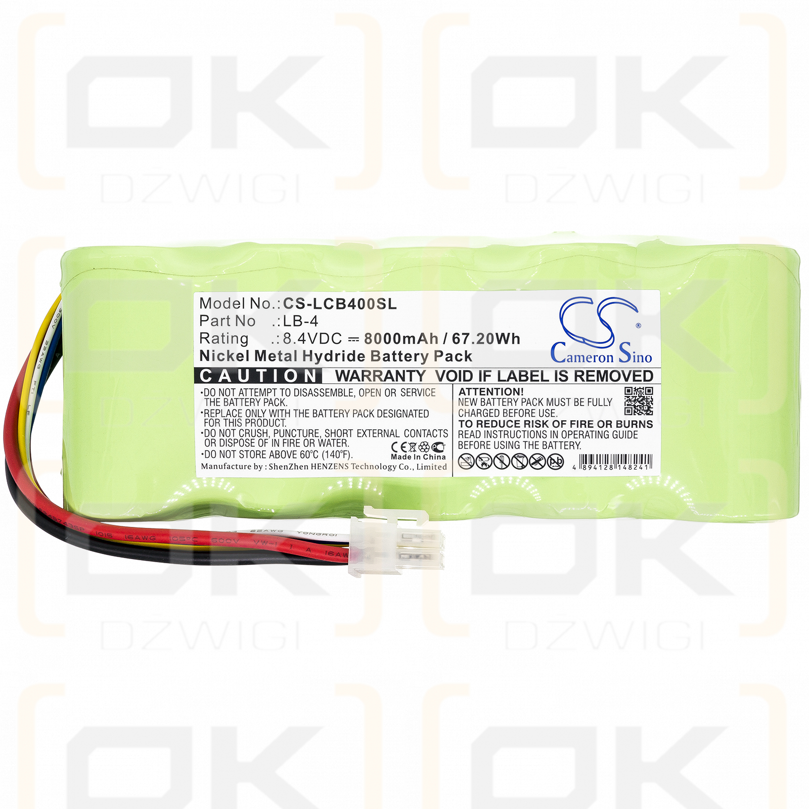 Baliza láser de alineación láser LB-4 / LB-4 8000mAh Ni-MH 8.4V (Cameron Sino)