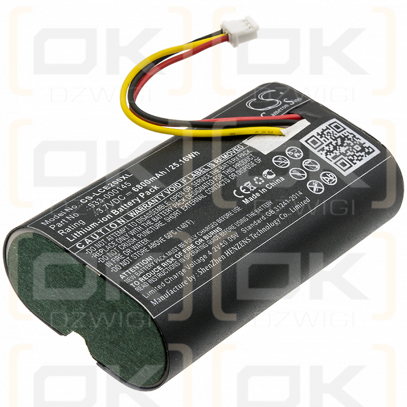 Logitech 861-000066 / 533-000145 6800mAh Li-ion 3.7V (Cameron Sino)