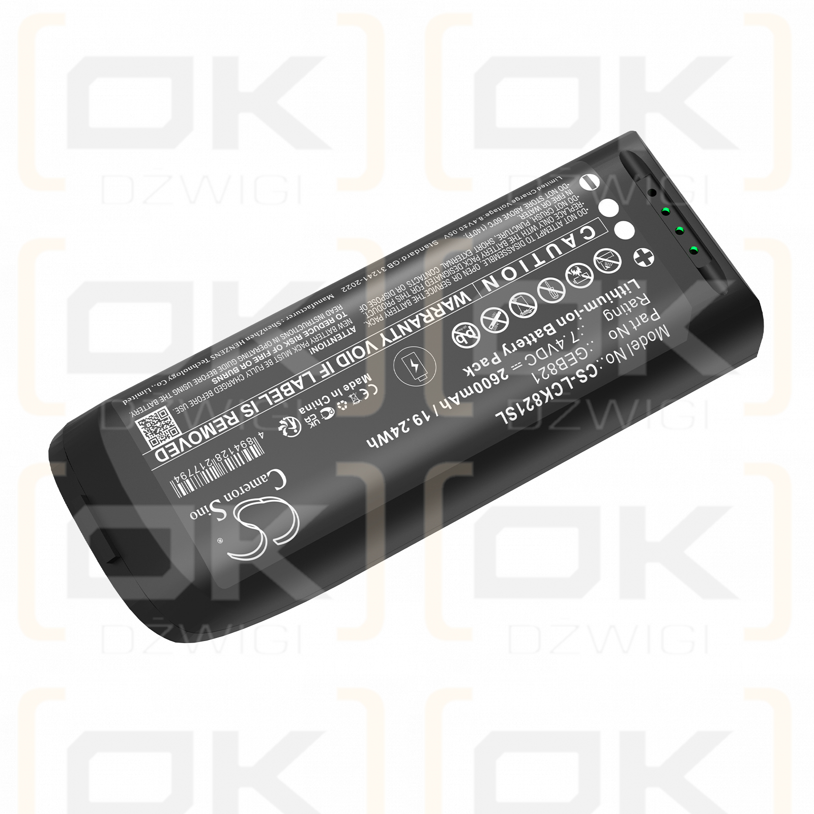 Leica BLK2GO Handheld-Bildgebungs-Laserscanner / 879638 2600 mAh Li-Ionen 7,4 V (Cameron Sino)