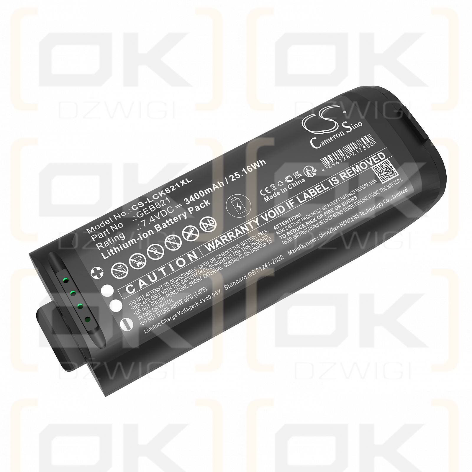 Leica BLK2GO Handheld-Bildgebungs-Laserscanner / 879638 3400 mAh Li-Ionen 7,4 V (Cameron Sino)
