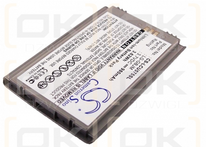 LG TU575 / LG-GBJM 980 mAh Li-Ion 3,7 V (Cameron Sino)