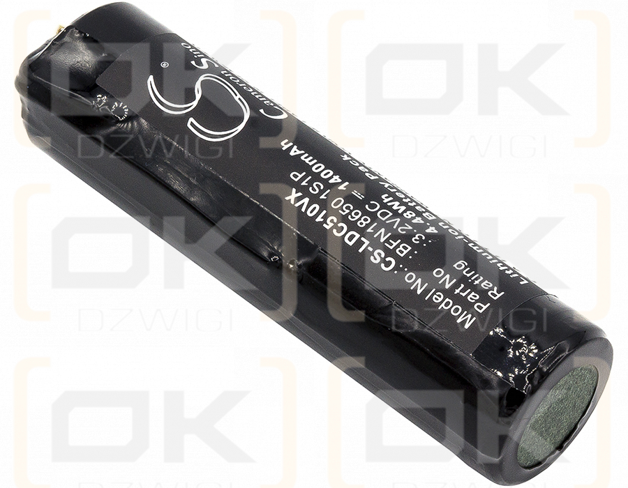 Leifheit Aquanta Haga clic 51025 / BFN18650 1S1P 1400mAh LiFePO4 3.2V (Cameron Sino)