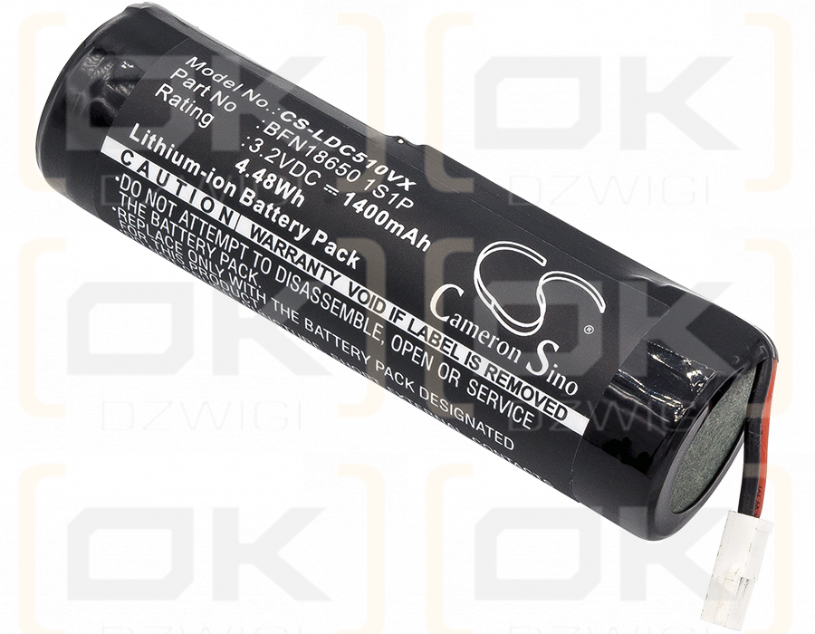 Leifheit Aquanta Haga clic 51025 / BFN18650 1S1P 1400mAh LiFePO4 3.2V (Cameron Sino)