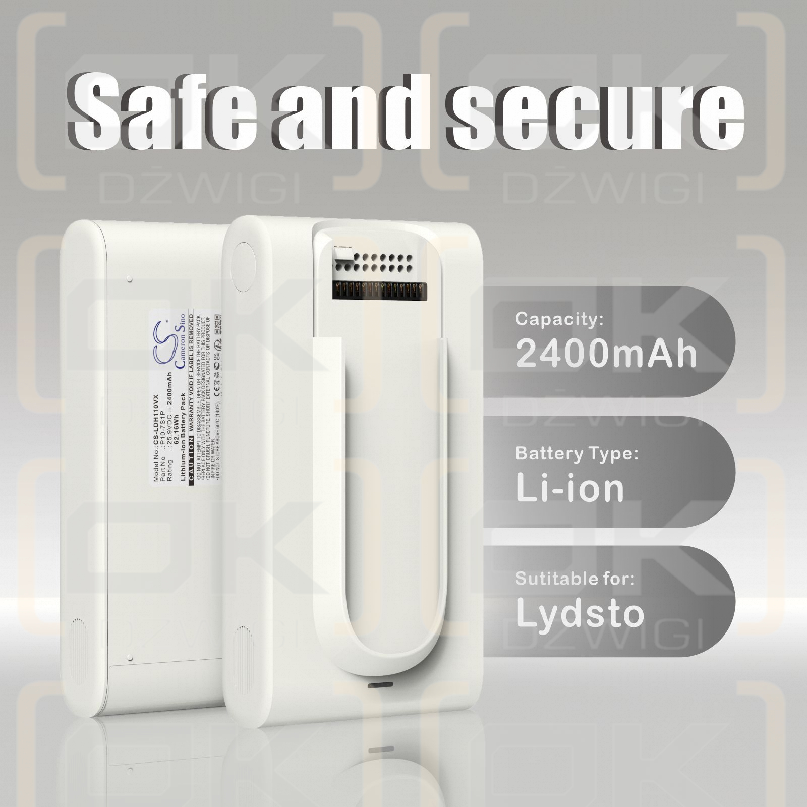 Lydsto Lydsto H11H / P10-7S1P 2400mAh Li-ion 25.9V (Cameron Sino)