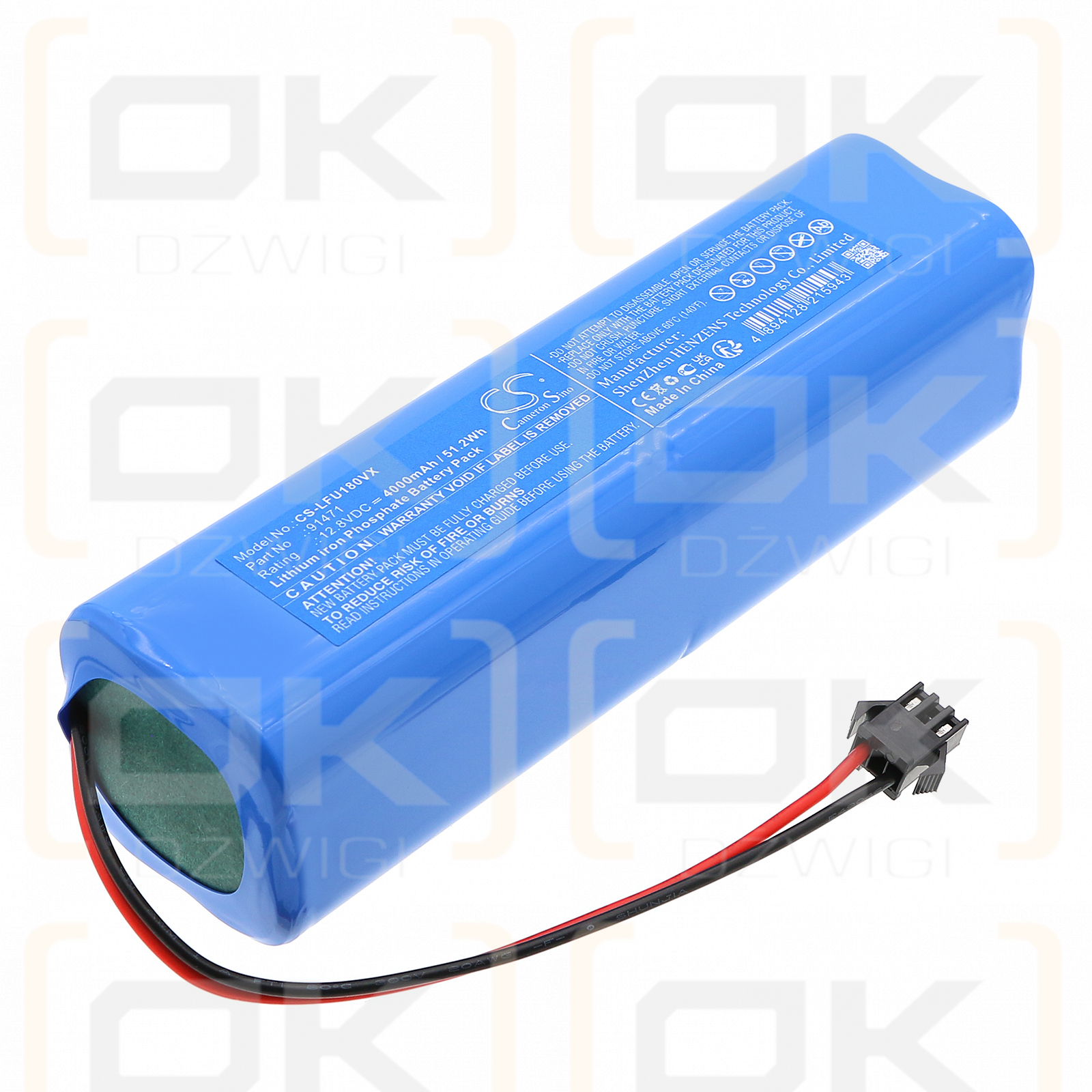 Lefant U180 / 91471 4000 mAh LiFePO4 12,8 V (Cameron Sino)
