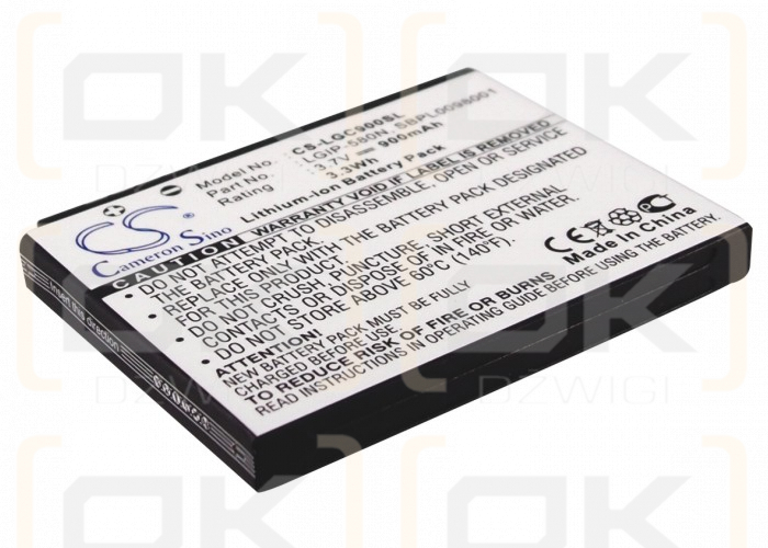 LG GM730E / LGIP-580N 900mAh Li-ion 3.7V (Cameron Sino)