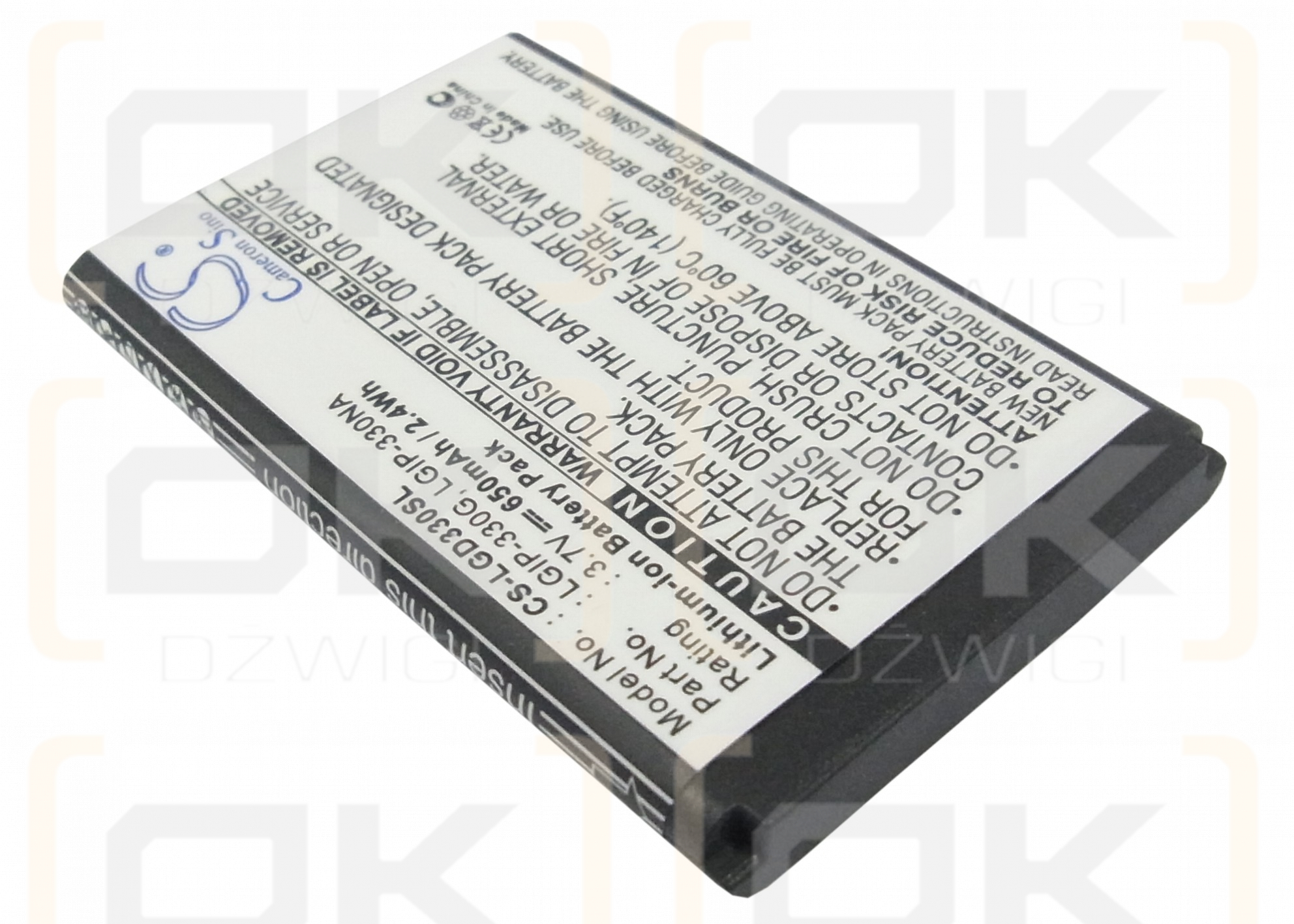 LG GB220 / LGIP-330NA 650 mAh Li-Ion 3,7 V (Cameron Sino)