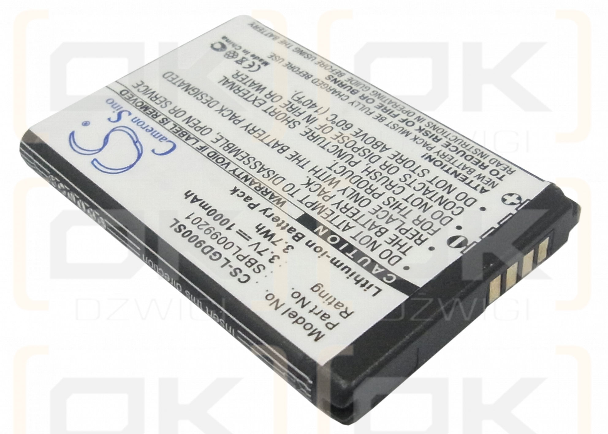 LG BL40 Chocolate / LGIP-520N 1000mAh Li-ion 3.7V (Cameron Sino)