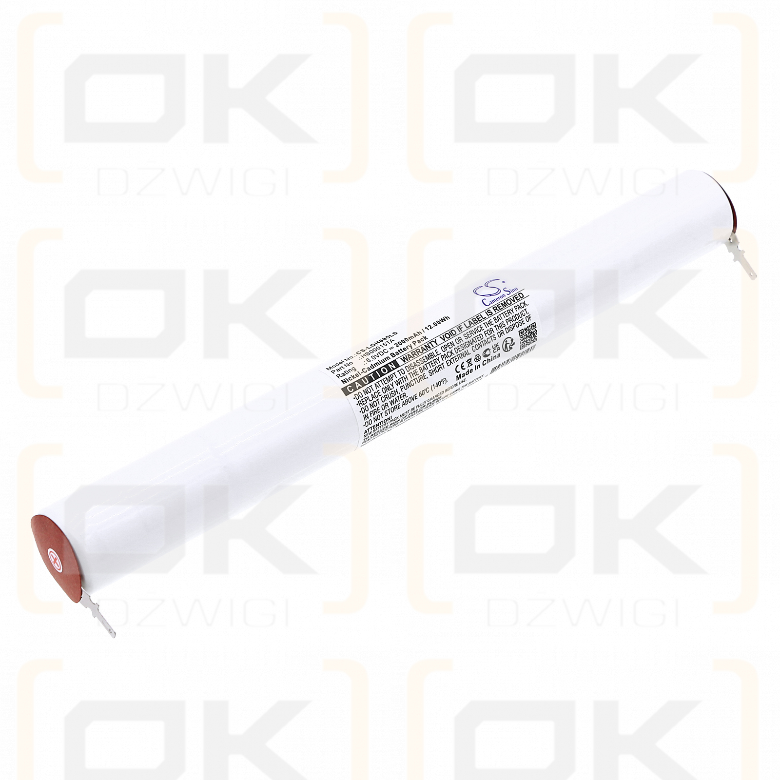 Legrand 6600 05 / HB00015TA 2000mAh Ni-CD 6.0V (Cameron Sino)