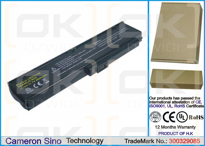 LG Z1-P2007 / LB52114B 4400 mAh Li-Ion 11,1 V (Cameron Sino)