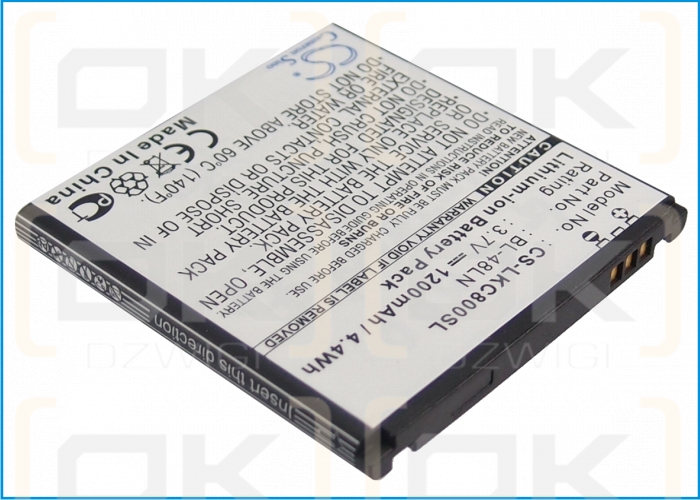 T-Mobile myTouch Q 4G / BL-48LN 1200mAh Li-ion 3.7V (Cameron Sino)