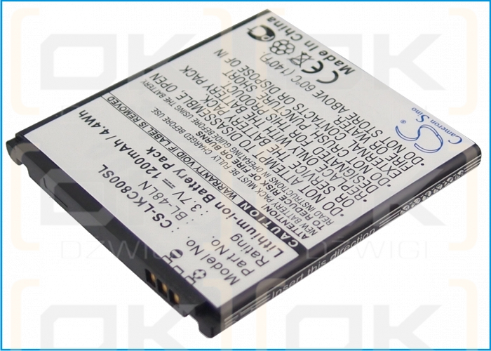 T-Mobile myTouch Q 4G / BL-48LN 1200mAh Li-ion 3.7V (Cameron Sino)