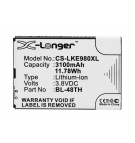LG F-240K / BL-48TH 3100 mAh Li-ion 3.8 V (Cameron Sino)