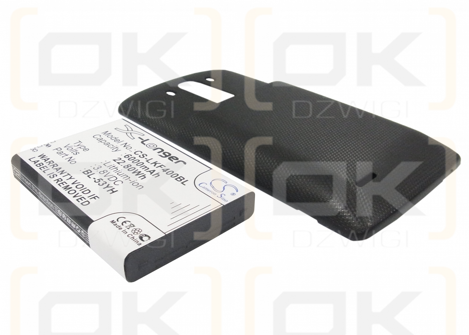 LG VS985 / BL-53YH 6000 mAh Li-Ion 3,8 V (Cameron Sino)