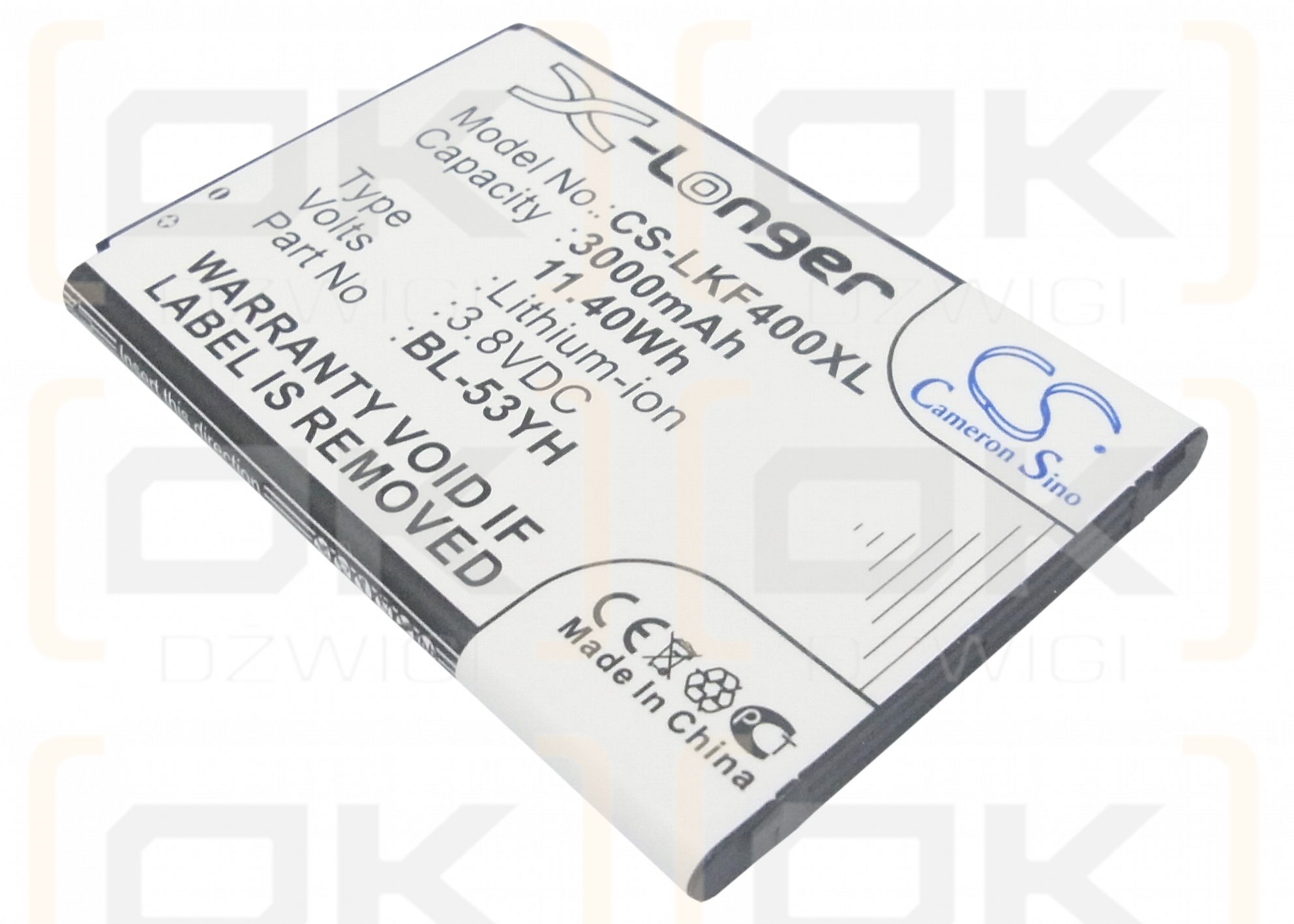 LG US990 / BL-53YH 3000mAh Li-ion 3.8V (Cameron Sino)