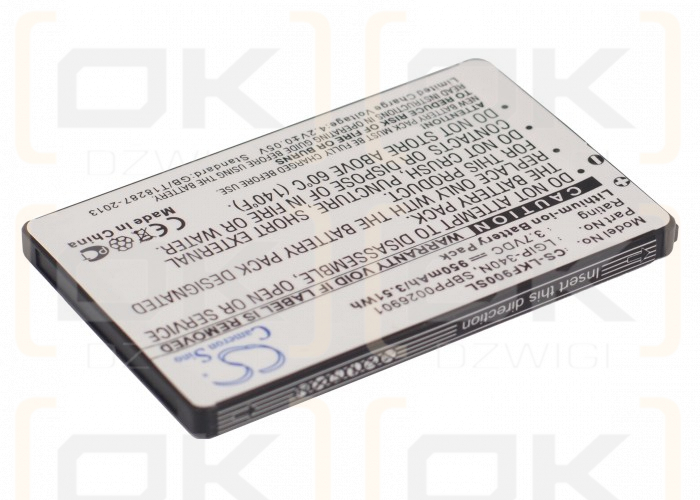 LG Octane VN530 / LGIP-340N 950mAh Li-ion 3.7V (Cameron Sino)