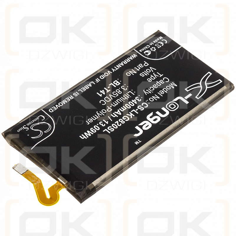 LG G8 ThinQ LM-G820UMB G820TNB / BL-T41 3400mAh Li-Polímero 3.85V (Cameron Sino)