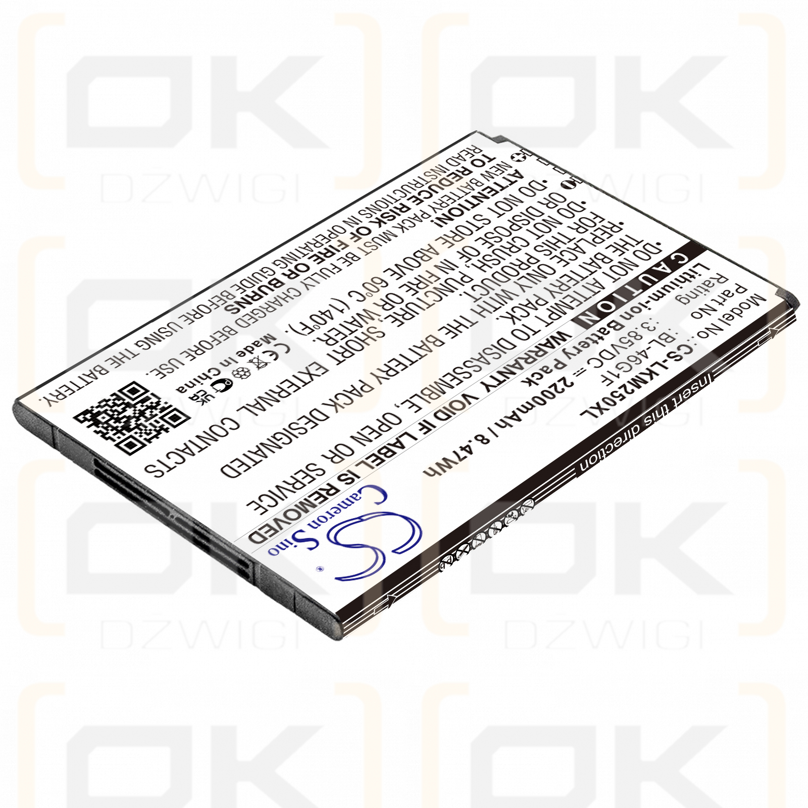 LG M257 / BL-46G1F 2200 mAh Li-Ion 3,85 V (Cameron Sino)