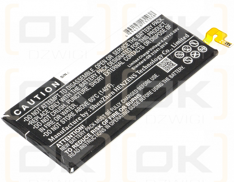 LG Q6a / BL-T33 3000mAh Li-Polymer 3.85V (Cameron Sino)