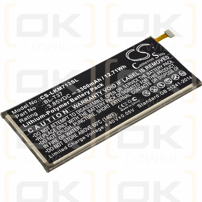 LG LM-Q710MS / BL-T37 3300 mAh Li-Polymer 3,85 V (Cameron Sino)