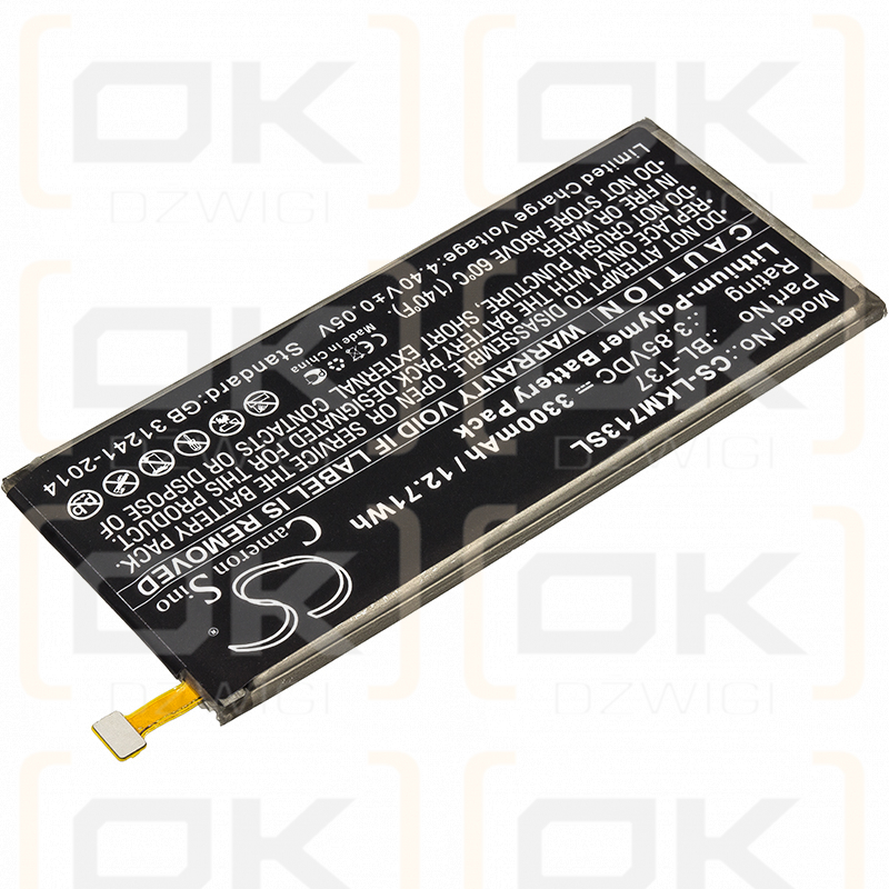 LG LM-Q710MS / BL-T37 3300 mAh Li-Polymer 3,85 V (Cameron Sino)