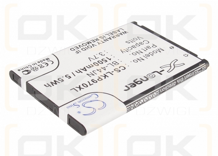 LG Optimus L75C / BL-44JN 1500 mAh Li-Ion 3,7 V (Cameron Sino)