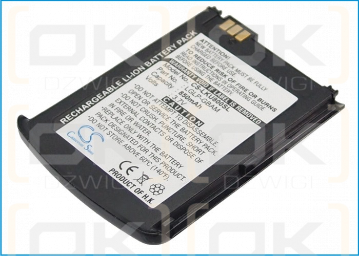 LG KU800 / LGLP-GBAM 850mAh Li-ion 3.7V (Cameron Sino)