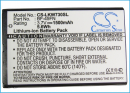 LG KW730 / BF-45FN 1500mAh Li-ion 3.7V (Cameron Sino)