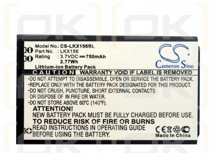 LG C600 750mAh Li-ion 3.7V (Cameron Sino)