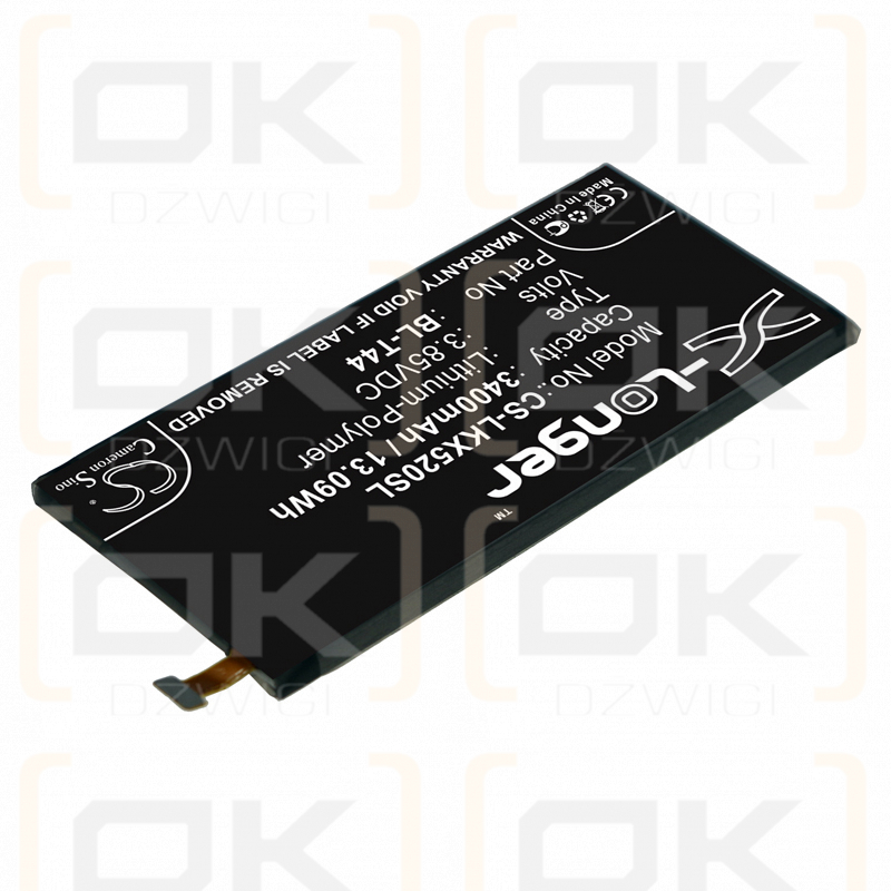 LG Stylo 5 Q720 / BL-T44 3400mAh Li-Polymer 3.85V (Cameron Sino)