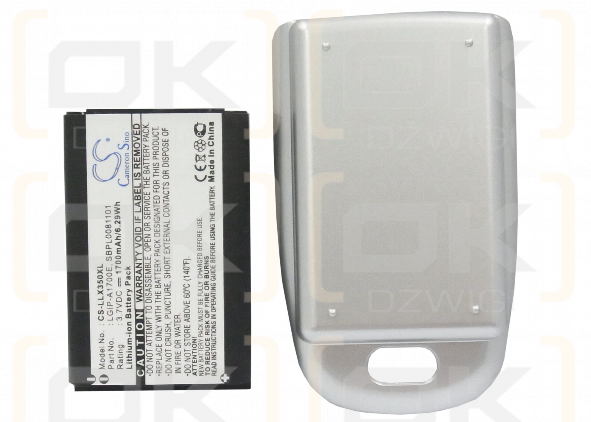 LG LX350 / LGIP-A1700E 1700mAh Li-ion 3.7V (Cameron Sino)