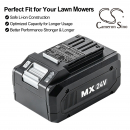 Ersatzakku für LawnMaster VBRMGT601YCM2 / 24LB4005-C 4000 mAh Li-Ion 24V (Cameron Sino)