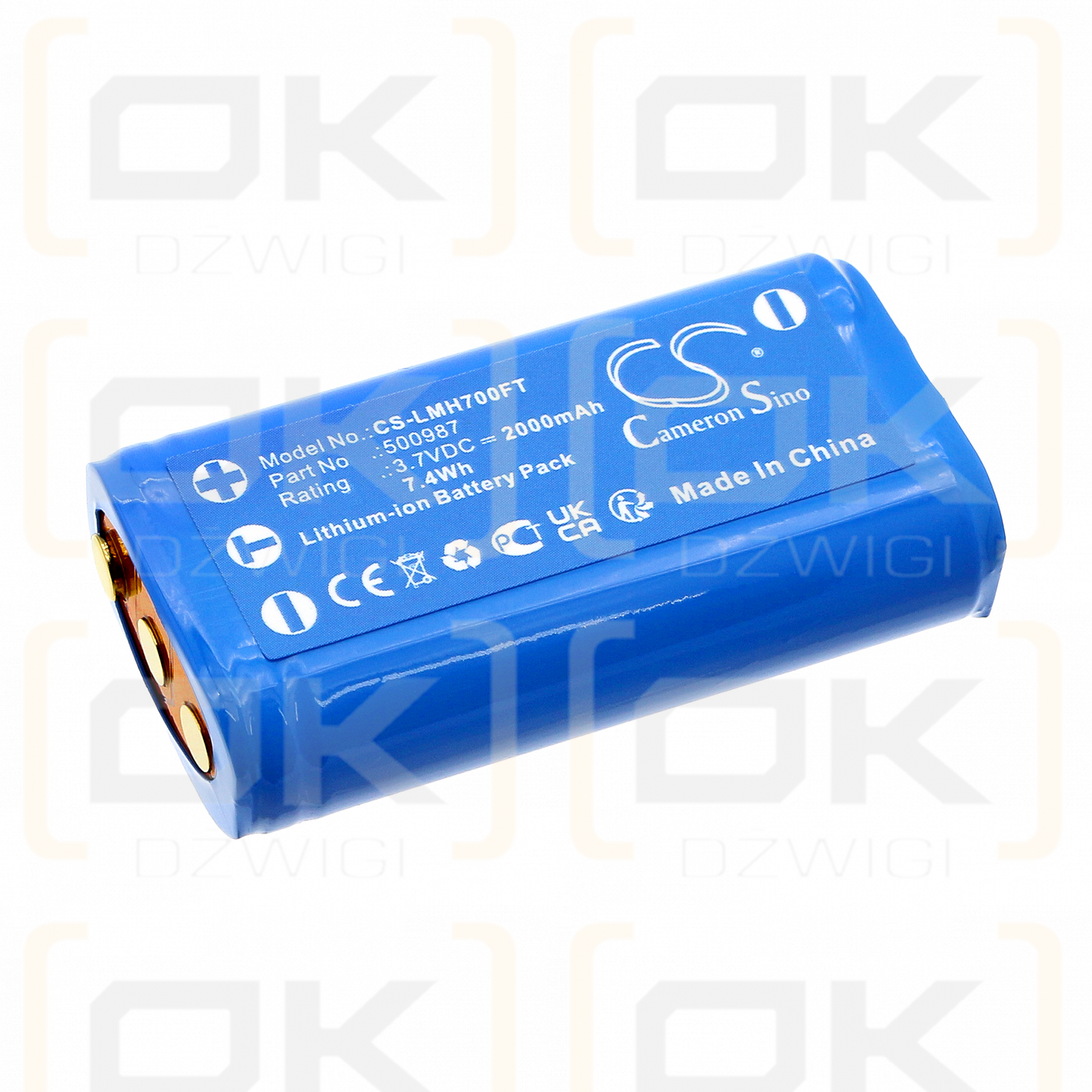 Ledlenser MH8 / 500987 2000mAh Li-ion 3.7V (Cameron Sino)