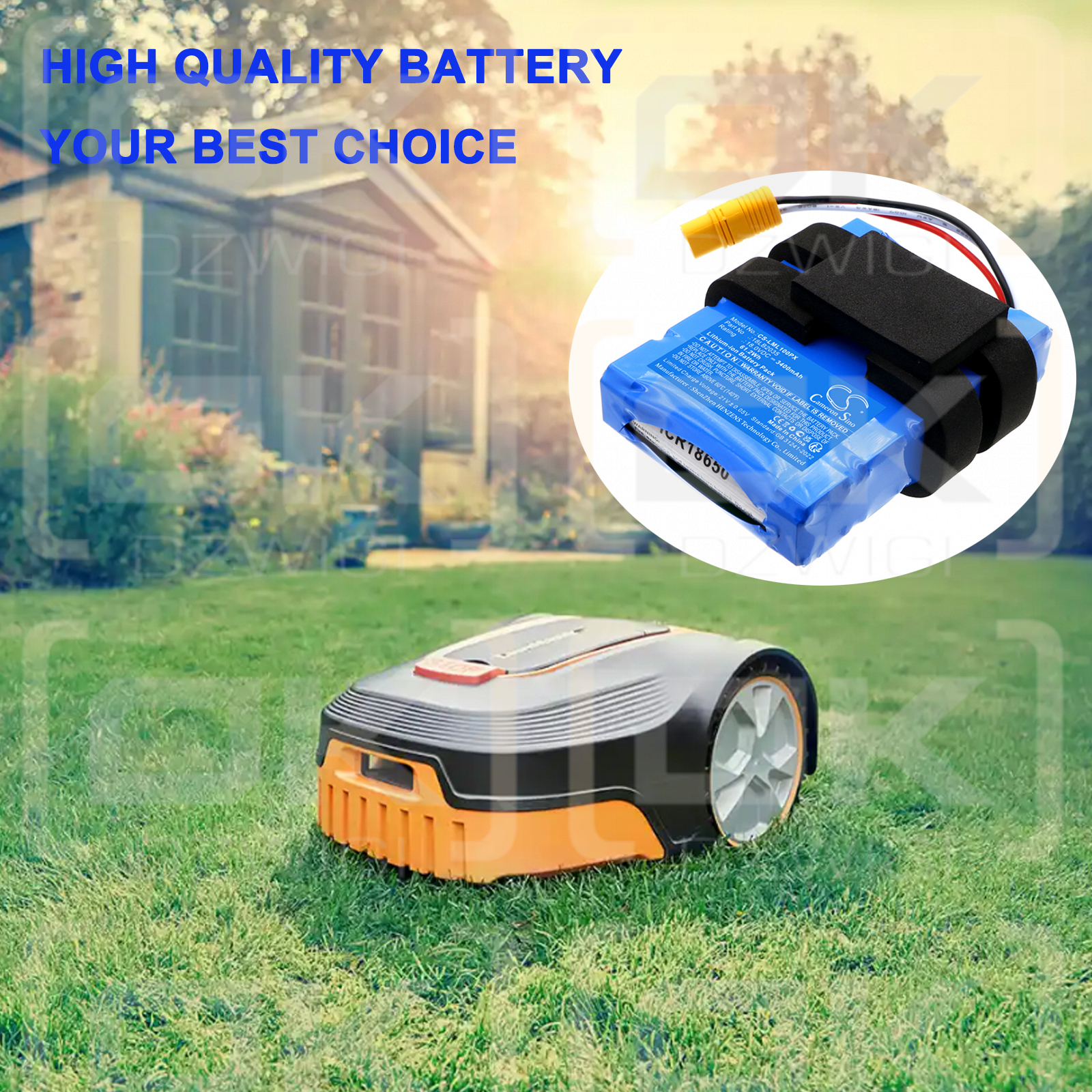 LawnMaster L12/18LB2035 3400 mAh Li-Ionen 18,0 V (Cameron Sino)