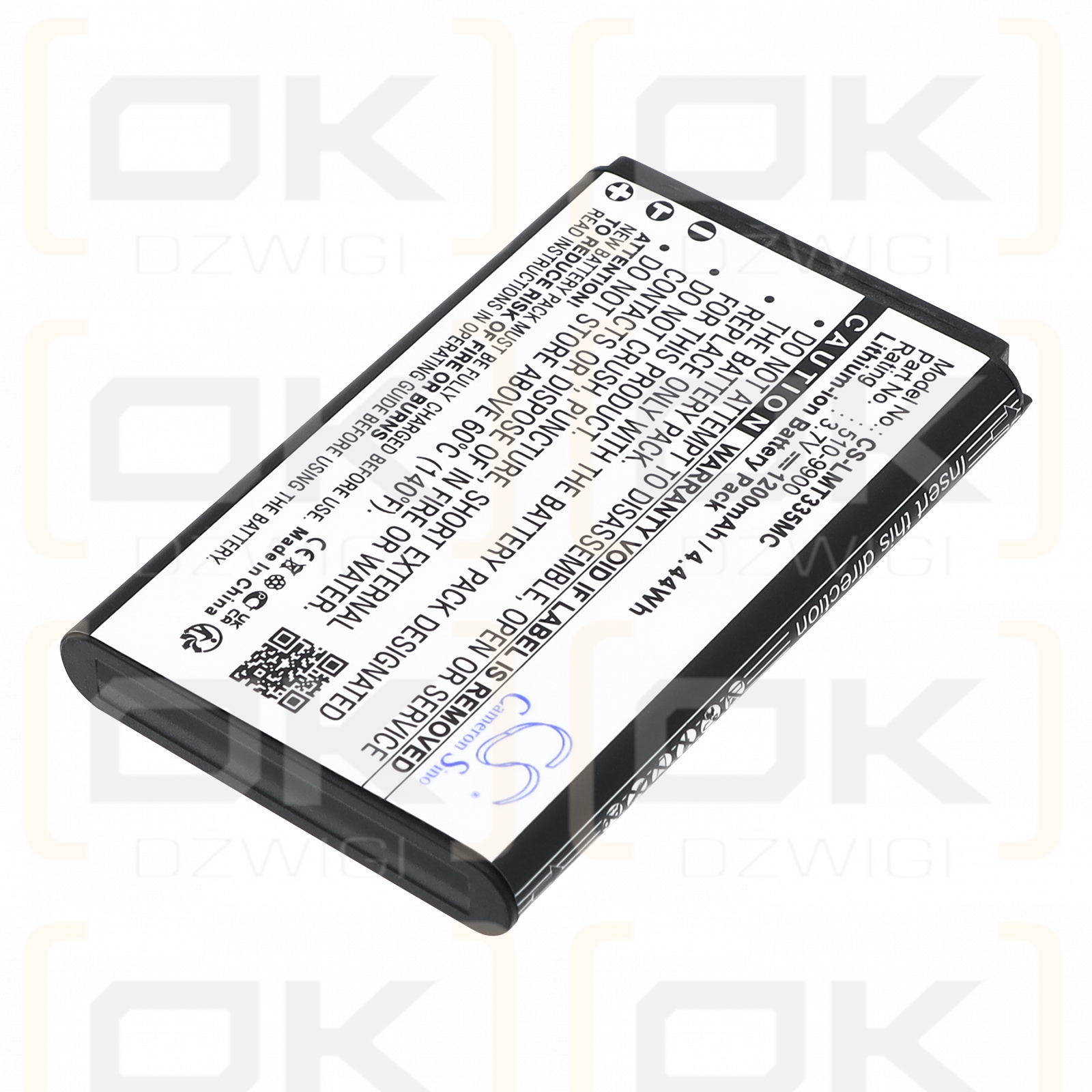 Replacement Battery for Polaroid DVG-720E / RL-6C 1200 mAh Li-ion 3.7 V (Cameron Sino)