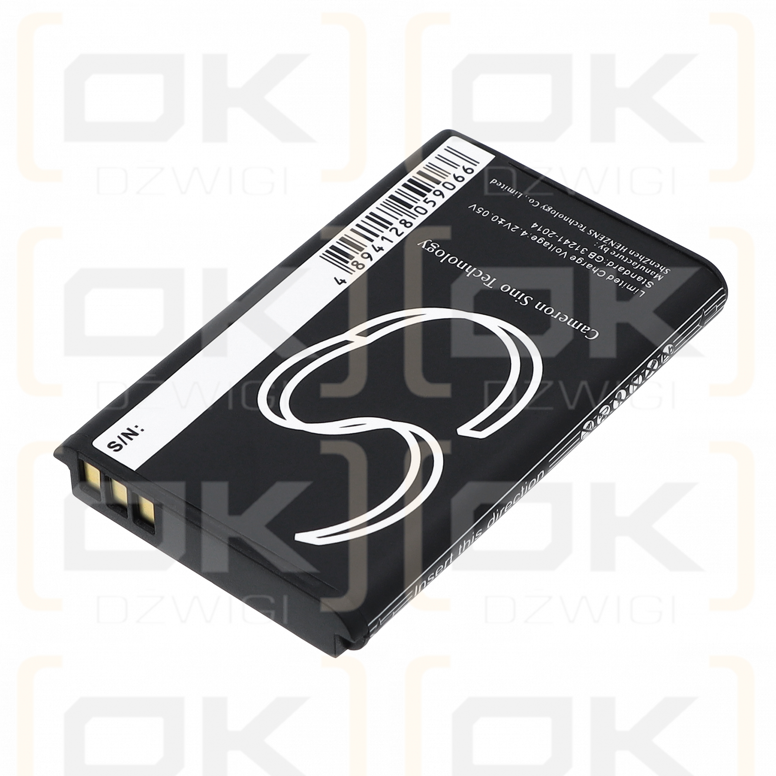 Replacement Battery for Polaroid DVG-720E / RL-6C 1200 mAh Li-ion 3.7 V (Cameron Sino)