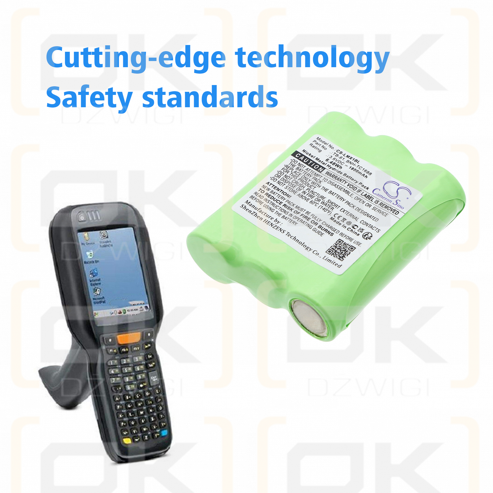 PSC FALCON TOP GUN PT2000 / 00-862-00 1800 мАч Ni-MH 3,6 В (Cameron Sino)