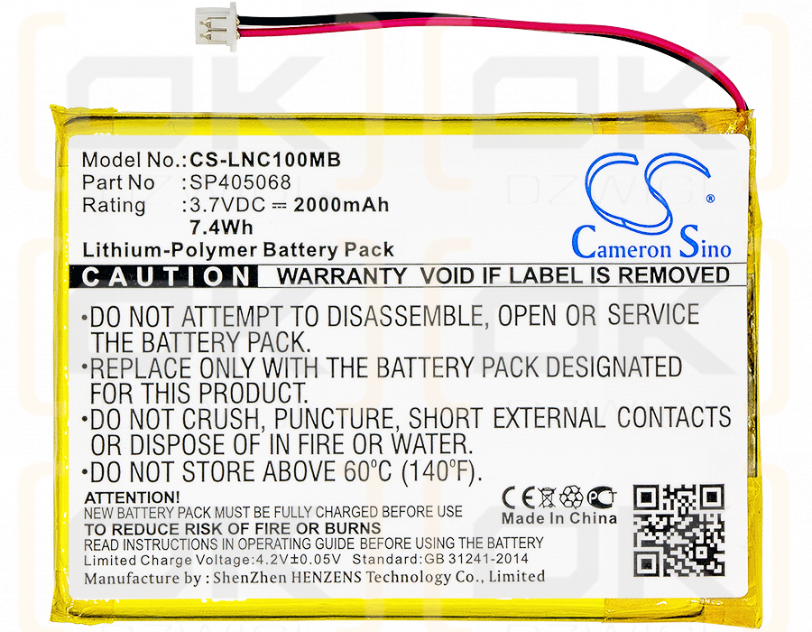 Luvion Prestige Touch / SP405068 2000mAh Li-Polímero 3.7V (Cameron Sino)