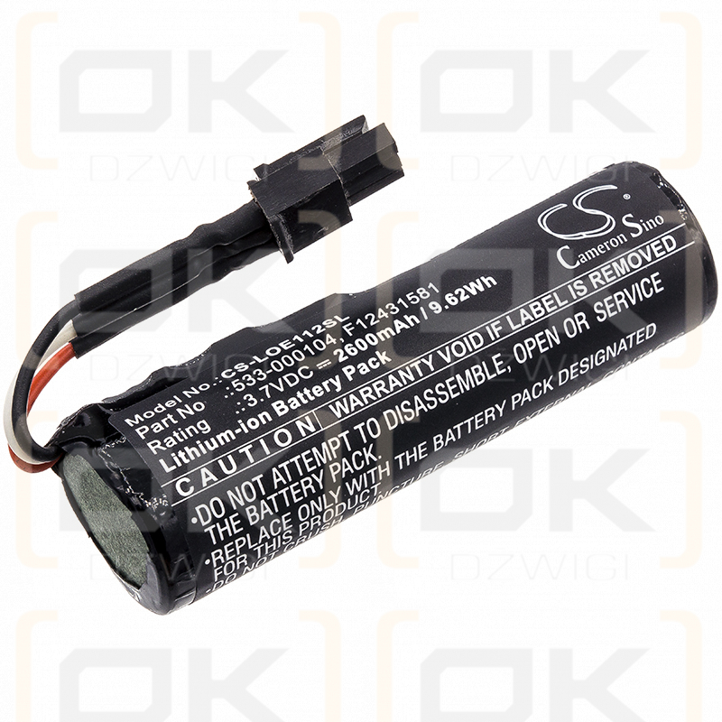 Logitech MegaBlast / 533-000104 2600mAh Li-ion 3.7V (Cameron Sino)