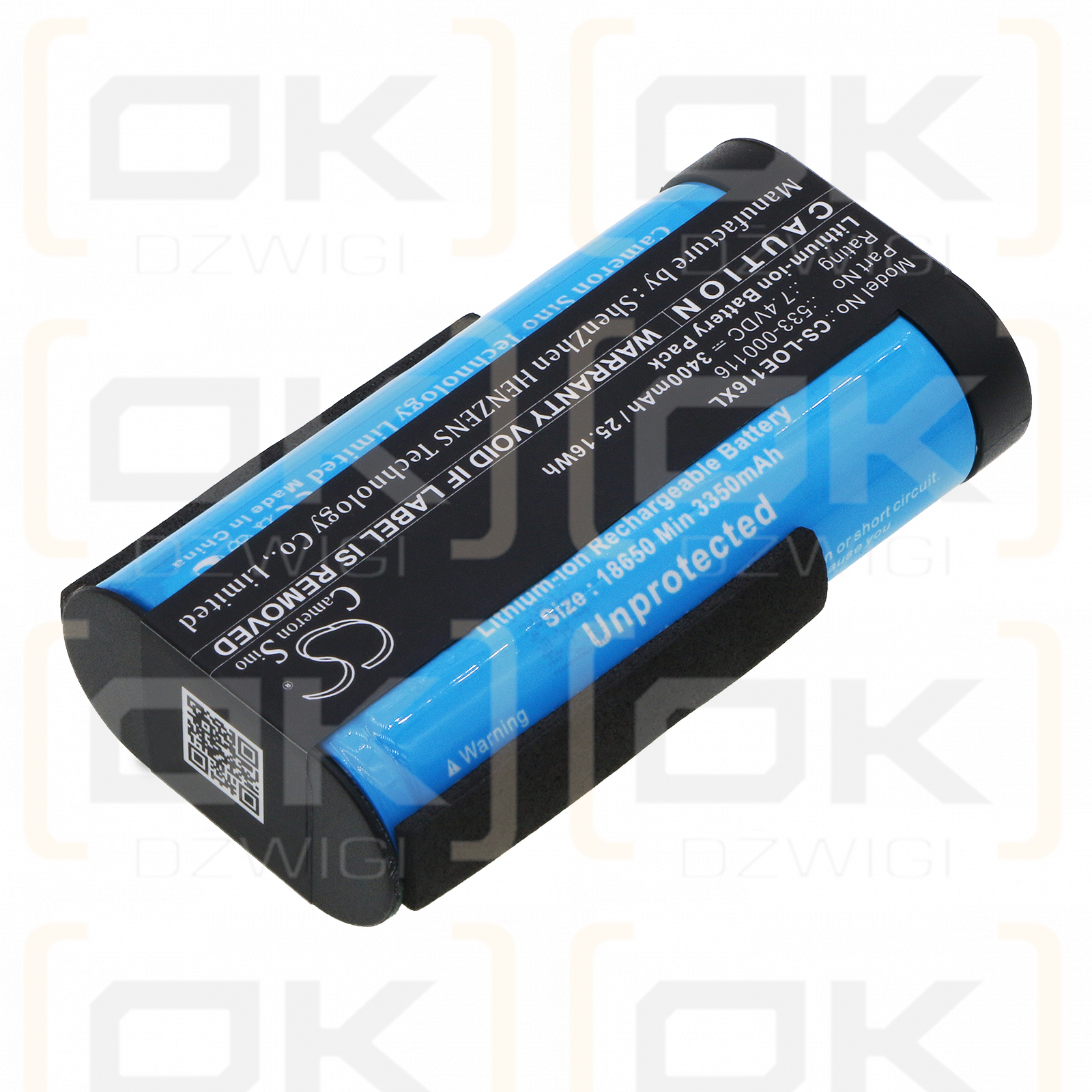 Logitech S-00147 / 533-000116 3400mAh Li-ion 7.4V (Cameron Sino)