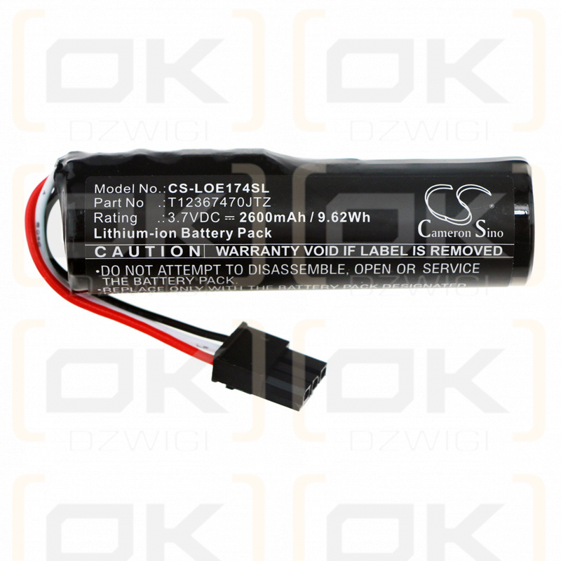 Logitech 884-000741 / T12367470JTZ 2600mAh Li-ion 3.7V (Cameron Sino)