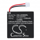 Logitech H800 / 533-000067 Batería de polímero de litio de 230 mAh y 3,7 V (Cameron Sino)