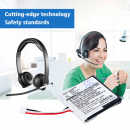 Logitech H820e / 533-000095 Batería de polímero de litio de 450 mAh y 3,7 V (Cameron Sino)