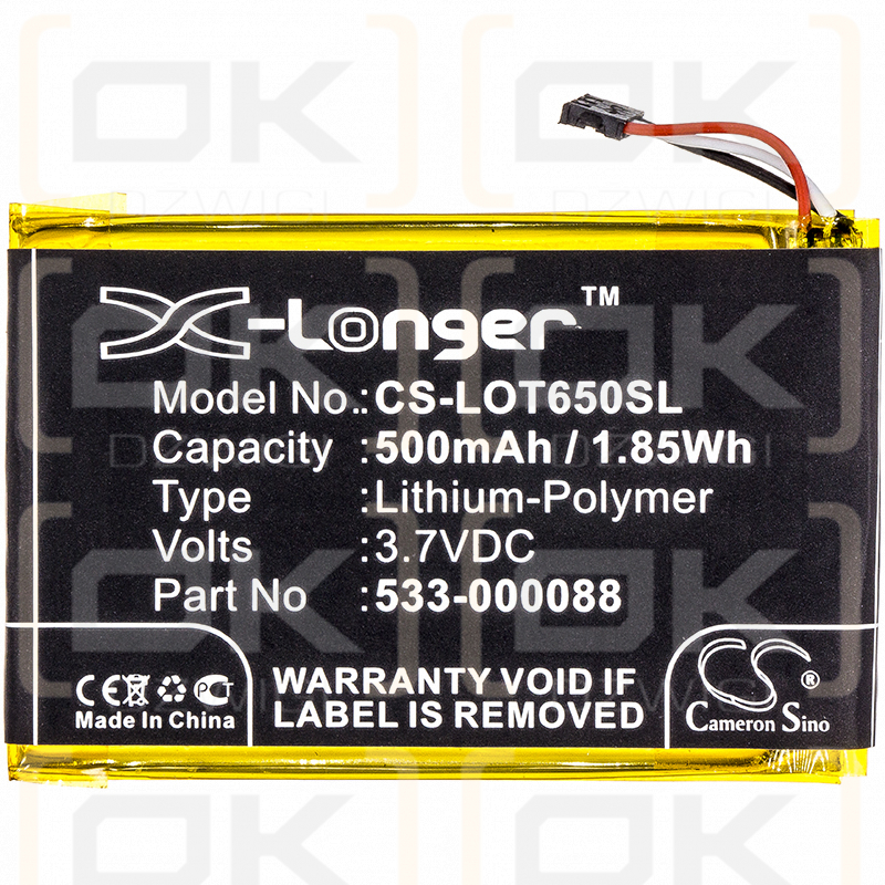 Logitech MX Master / 533-000088 500mAh Li-Polymer 3.7V (Cameron Sino)